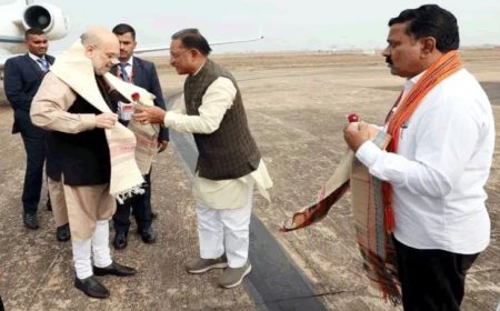 अमित शाह का छत्तीसगढ़ दौरा: हाईटेक फोरेंसिक यूनिवर्सिटी का शिलान्यास और नक्सल ऑपरेशन की समीक्षा
