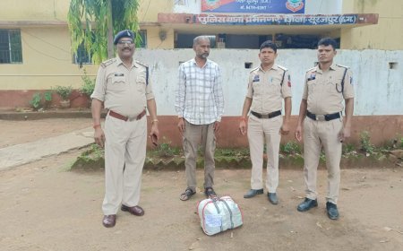 गांजा तस्कर धराया: प्रेमनगर पुलिस ने 1.30 लाख के मादक पदार्थ के साथ आरोपी को दबोचा