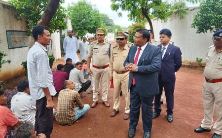 प्रधान न्यायाधीश ने केंद्रीय जेल दुर्ग का किया निरीक्षण