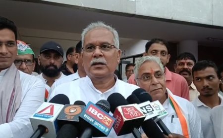 संविधान बचाओ' सभा में गरजे बघेल: केंद्र पर लगाए संविधान से खिलवाड़ के आरोप