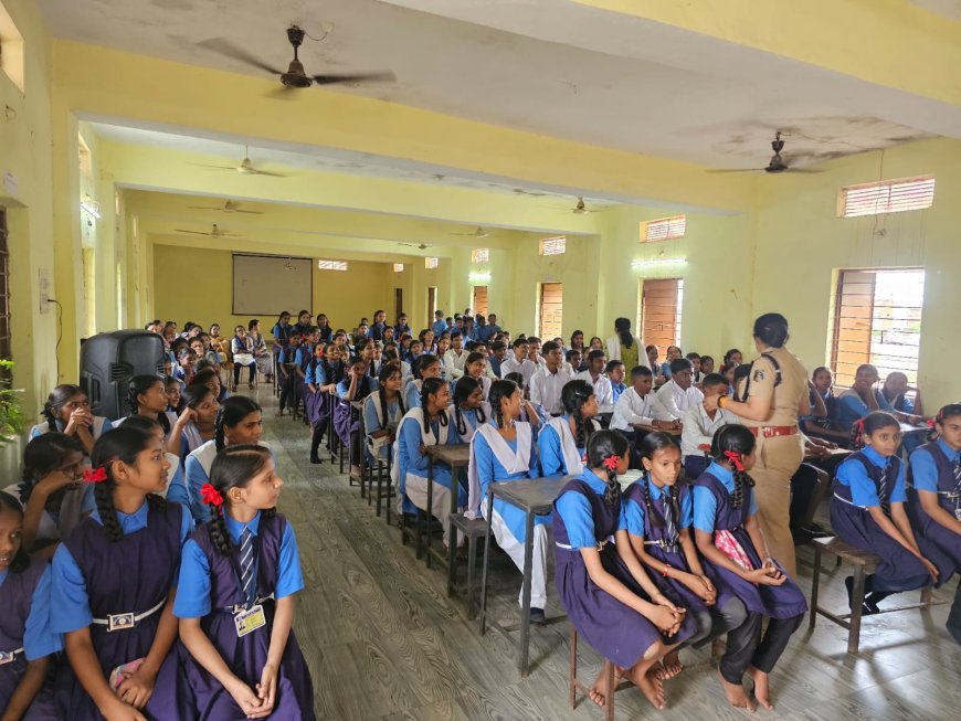भिलाई के स्कूल में चला नशा मुक्ति जागरूकता अभियान, छात्रों को बताया नशे का नुकसान