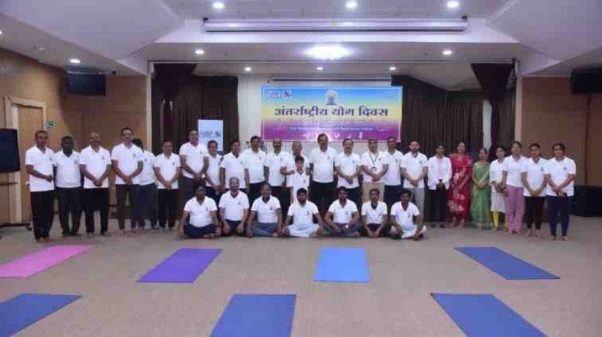 अंतर्राष्ट्रीय योग दिवस-2025 एनटीपीसी-नवा रायपुर में मनाया गया