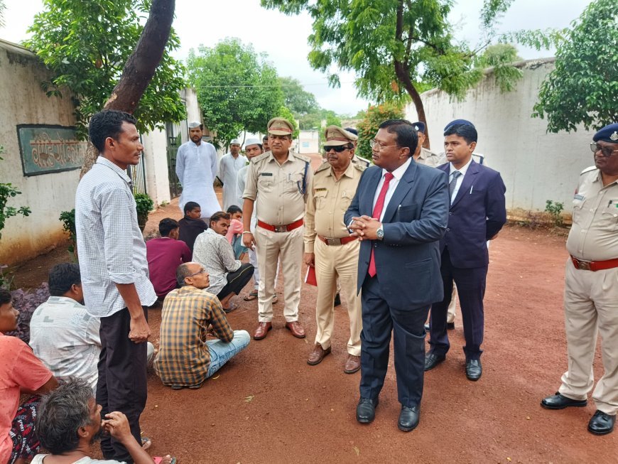 प्रधान न्यायाधीश ने केंद्रीय जेल दुर्ग का किया निरीक्षण