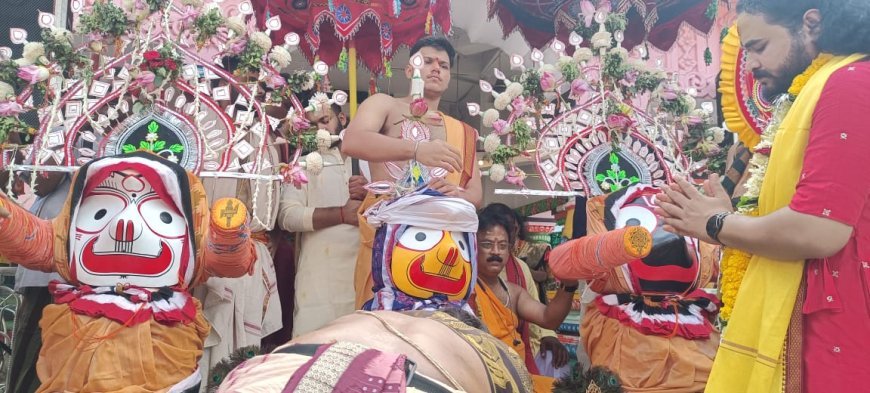 भक्ति, रथ और उल्लास: भिलाई में धूमधाम से निकली जगन्नाथ रथयात्रा, भक्तों ने लिया महाप्रभु का दिव्य दर्शन