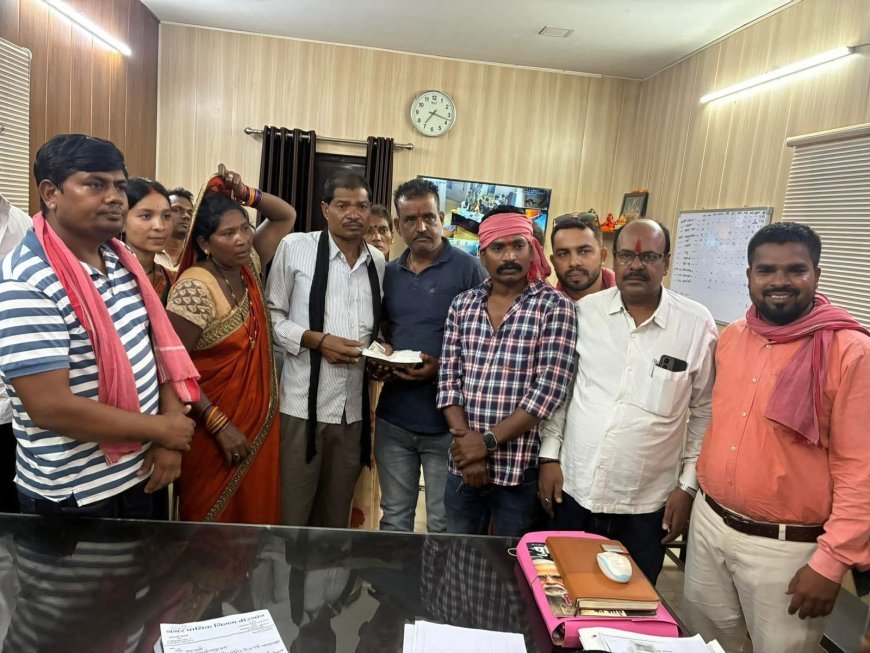 "संघर्ष से मिला न्याय: मजदूर के परिवार को मिला 25 लाख का मुआवजा"