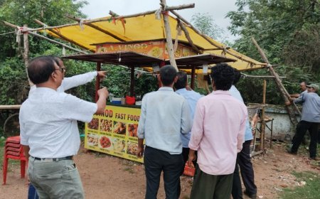 भिलाई स्टील प्लांट ने अतिक्रमणकारियों पर कसा शिकंजा, शहर के प्रमुख इलाकों में चला बुलडोजर