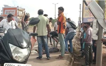 ब्रेकिंग न्यूज : चरौदा में तेज रफ्तार KTM की टक्कर से बाइक सवार गंभीर घायल, आरोपी फरार