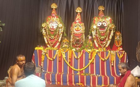 जगन्नाथ महाप्रभु ने धारण किया चचेरी वेश, भिलाई सेक्टर-6 में भक्तिभाव से गूंजा गुंडिचा मंडप