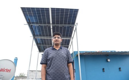 सौर ऊर्जा से रोशन हुआ धनोरा गांव, बिजली बचत में मिसाल बने राजीव दंडोना