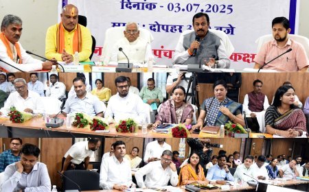 सांसद विजय बघेल ने दिए विकास कार्यों में पारदर्शिता और समयबद्धता सुनिश्चित करने के निर्देश, 'मोर गांव मोर पानी' अभियान की सराहना