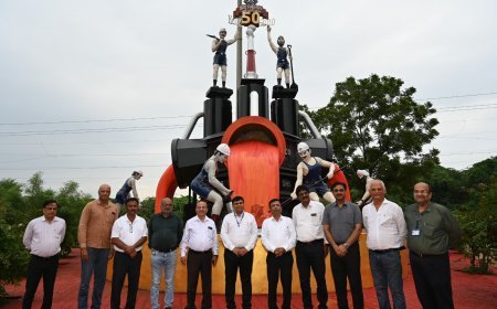 भिलाई इस्पात नगरी में चौकों का कायाकल्प: श्रमिक चौक का उन्नयन कार्य पूरा, सौंदर्यीकरण की नई मिसाल