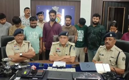 भिलाई से ऑपरेट हो रहा था अंतरराष्ट्रीय साइबर ठग गिरोह, 9 गिरफ्तार