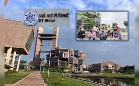 IIT भिलाई बना स्टूडेंट्स की पहली पसंद, आधुनिक सुविधाओं और सुरक्षित कैंपस के लिए मिली 5 स्टार रेटिंग