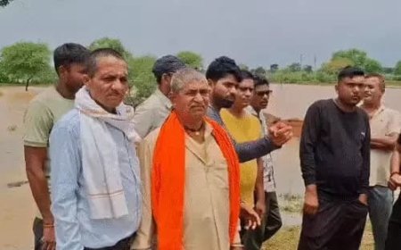 खास समाचार : अवैध प्लाटिंग बनी किसानों की मुसीबत: जल निकासी रुकी, फसलें जलमग्न