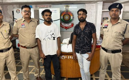 गांजा बेचने की फिराक में थे आरोपी, भिलाई नगर पुलिस ने रंगे हाथों दबोचा