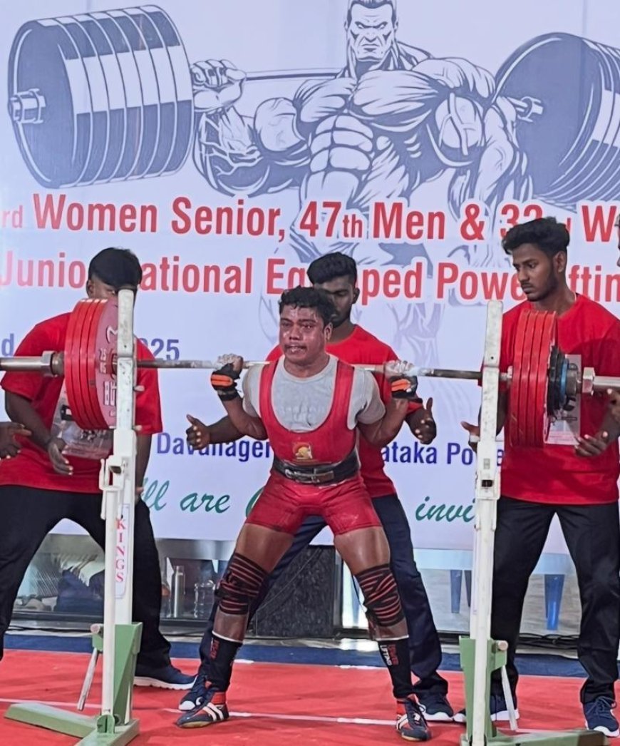 भिलाई के खुशाल पटेल बने जूनियर नेशनल पावरलिफ्टिंग चैंपियन, रचा नया कीर्तिमान