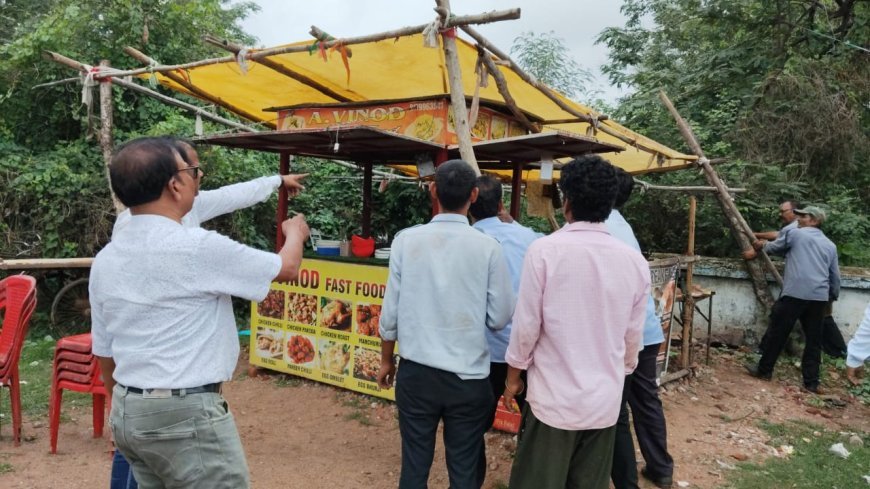 भिलाई स्टील प्लांट ने अतिक्रमणकारियों पर कसा शिकंजा, शहर के प्रमुख इलाकों में चला बुलडोजर