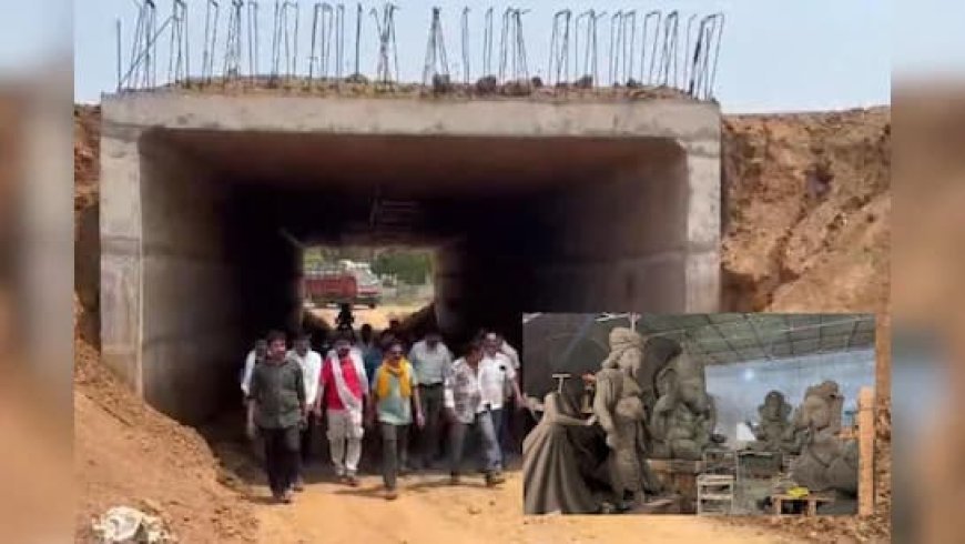 थनौद के मूर्तिकारों की कला पर संकट: भारतमाला पुल बना रोज़ी-रोटी की राह में बाधा