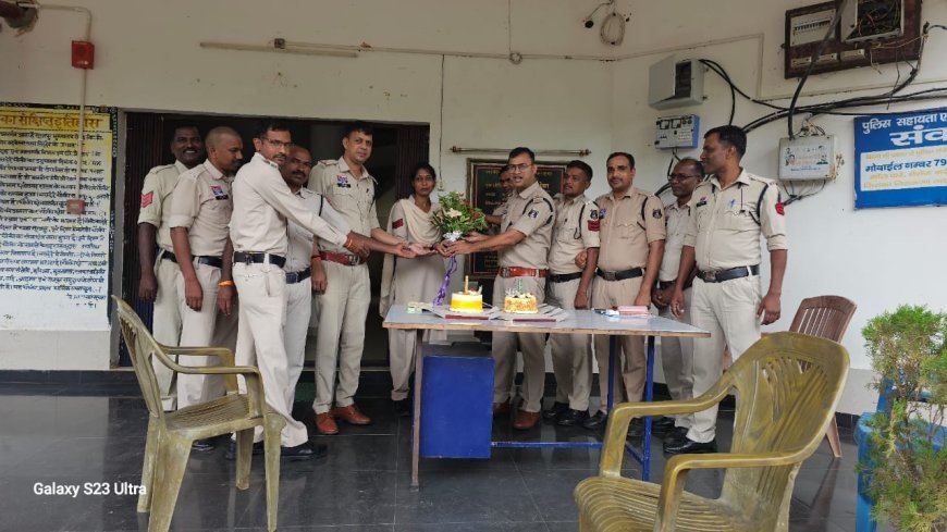 जन्मदिन पर जवानों को छुट्टी और सम्मान: सूरजपुर पुलिस ने दिखाई मानवीय पहल