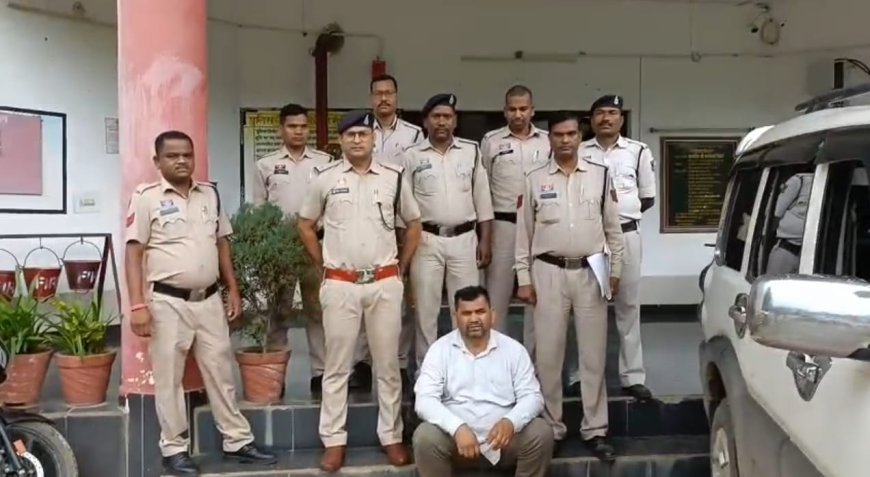 गांजा तस्करी करते युवक गिरफ्तार, 5 किलो गांजा और बाइक जप्त