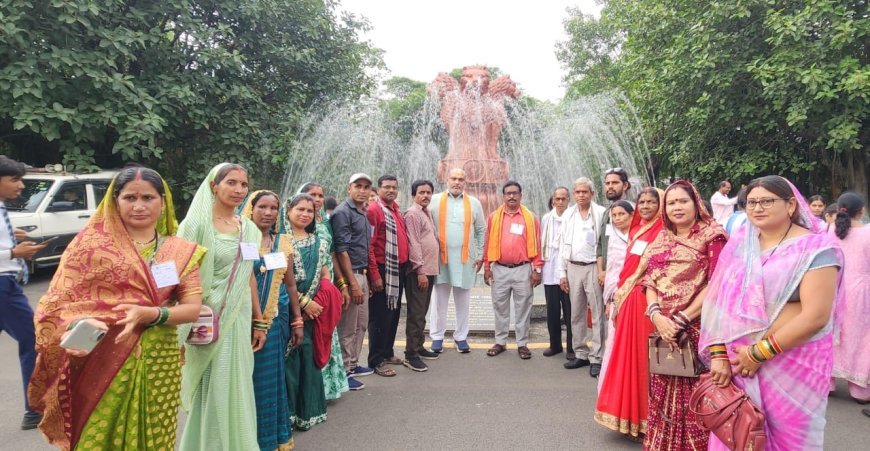 ललित चंद्राकर के नेतृत्व में प्रतिनिधिमंडल ने विधानसभा का भ्रमण किया, मुख्यमंत्री से की सौजन्य भेंट