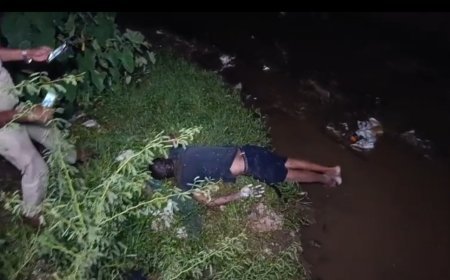 ब्रेकिंग न्यूज :नाले में युवक की लाश मिलने से सनसनी, पहचान देवेंद्र यादव के रूप में हुई