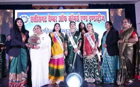 भिलाई महिला चेम्बर का ‘सावन संग व्यापार’ – हरियाली के रंग में सजा रैंप वॉक