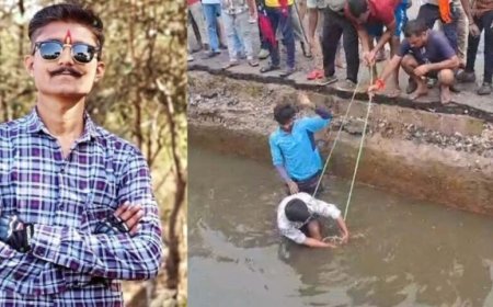 निर्माणाधीन पुलिया बना मौत का जाल, बाइक सवार युवक की दर्दनाक मौत