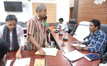 जनदर्शन में उठा ग्रामीणों का दर्द – कुथरेल में शासकीय भूमि पर अतिक्रमण, पेंशन व पानी की समस्या पर गुहार