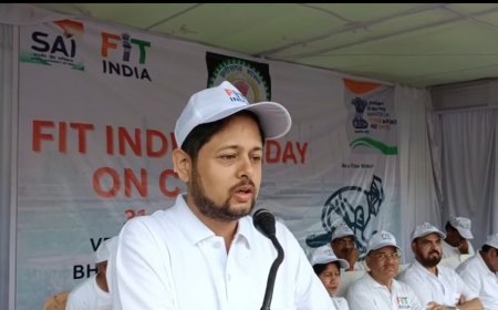 साइकिलिंग से मिली फिटनेस की सीख, भिलाई में राष्ट्रीय खेल दिवस का समापन