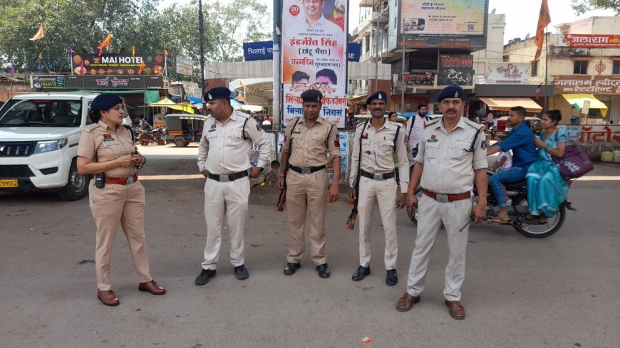 रक्षाबंधन पर दुर्ग में चाक-चौबंद सुरक्षा, 68 प्वॉइंट पर पुलिस व यातायात बल तैनात