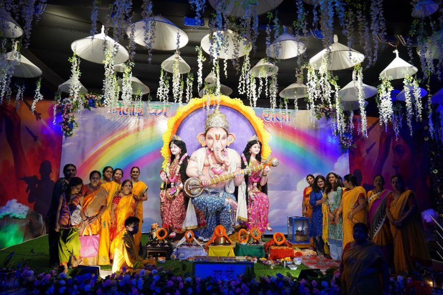 भिलाई सेक्टर-7 गणेश पंडाल में ‘ऑपरेशन सिंदूर’ थीम आकर्षण का केंद्र, श्रद्धालुओं की उमड़ी भीड़