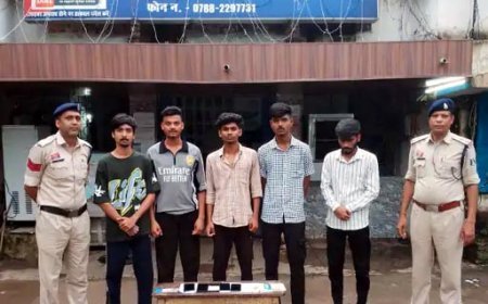 भिलाई में म्यूल अकाउंट से 57 हजार की ठगी का पर्दाफाश, 5 आरोपी गिरफ्तार