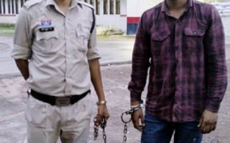 होटल ईशा में देह व्यापार प्रकरण का फरार आरोपी गिरफ्तार