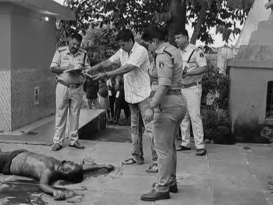 पत्नी से अफेयर के चलते मंदिर में पुजारी को मार-डाला:पति ने बाइक पूजा कराने बाहर बुलाया; फिर रिश्तेदारों संग मिलकर पाइप-ईंट से हमला किया