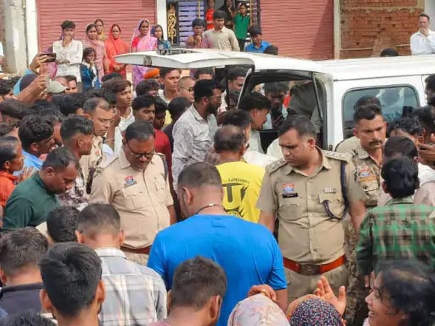 राजनांदगांव में ट्रक ने डेढ़ साल के बच्चे को कुचला:नशे में धुत ड्राइवर को ग्रामीणों ने पीटा, परिवार को 4.25 लाख की मदद