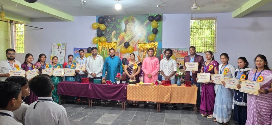 सन वैली इंग्लिश मीडियम स्कूल में शिक्षक दिवस पर हुआ भव्य आयोजन