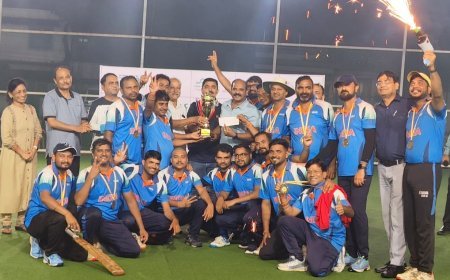 स्पर्श कॉरपोरेट कप सीजन-1 : रोमांचक फाइनल में स्पर्श टीम ने मारी बाज़ी, एसटीएफ रही उपविजेता