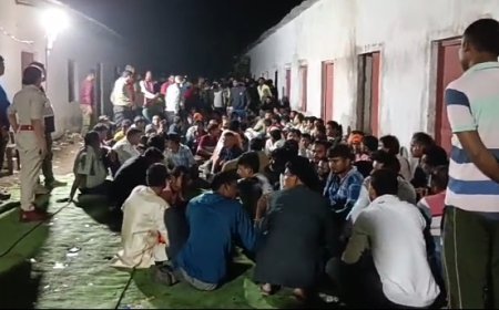 पुलिस की बड़ी कार्रवाई: 236 जुआड़ी गिरफ्तार, 75 लाख से अधिक का माल जप्त