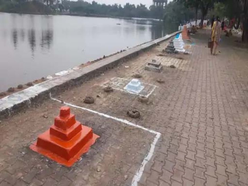छठ से पहले गंदगी से घिरे घाट: दुर्ग-भिलाई के कई तालाबों में अधूरी सफाई, श्रद्धालु नाराज