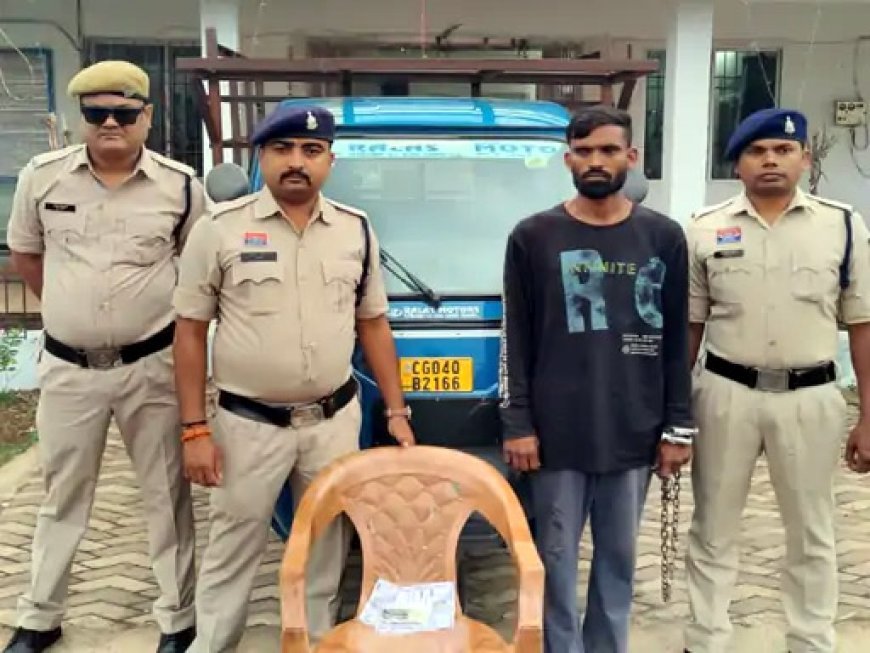 दुर्ग में बंद मकान में चोरी: दशगात्र में गया परिवार, दीवार फांदकर घुसा चोर; कुछ घंटों में गिरफ्तार