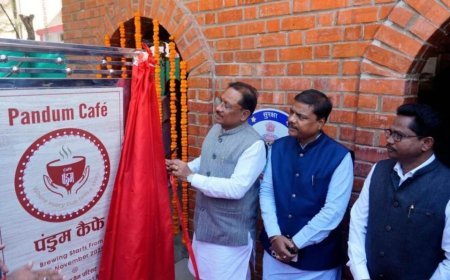 प्रदेश का सबसे खास कैफ़े बस्तर में… CM साय ने पंडुम कैफे का फीता काटा