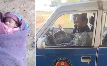 रोने की आवाज से खुला राज: खंडहर में लावारिस मिली नवजात, अस्पताल में भर्ती