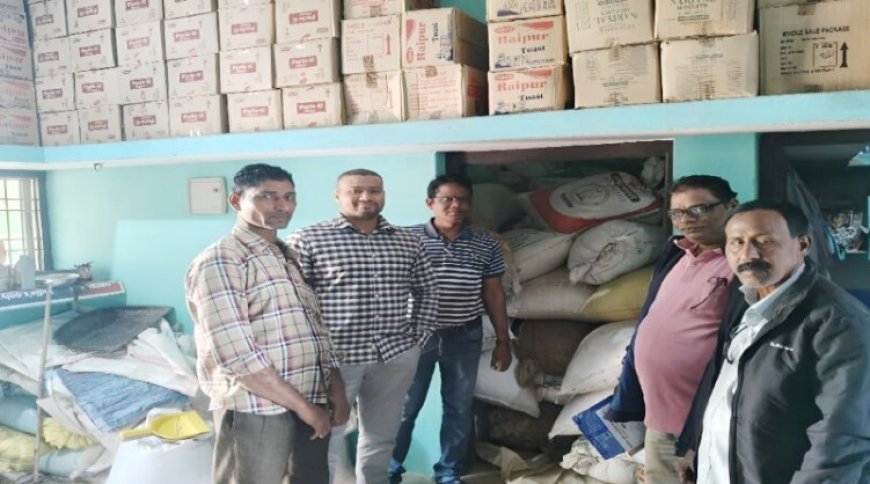 धान खरीदी से पहले प्रशासन की सख्ती, 345 कट्टा अवैध धान जब्त