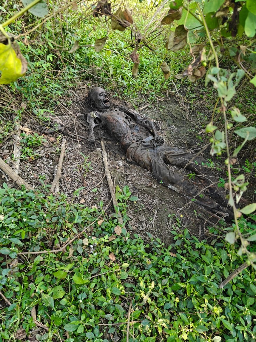 कुम्हारी रेलवे स्टेशन के पास झाड़ियों में मिला नर कंकाल, इलाके में सनसनी