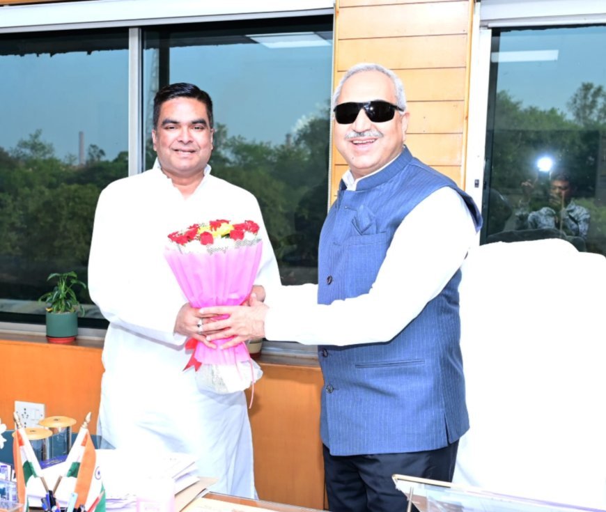 विधायक रिकेश की बीएसपी निदेशक प्रभारी से अनेक विषयों पर सार्थक चर्चा*