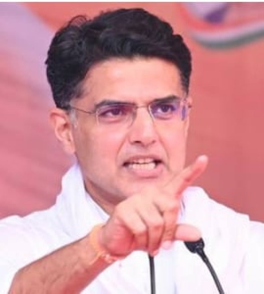 गरीब-दलित का नाम काटा तो कांग्रेस करेगी बड़ा आंदोलन, वोटर लिस्ट विवाद पर गरजे सचिन पायलट