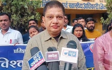 विश्व एड्स दिवस पर दुर्ग में जनजागरूकता रैली, स्वास्थ्य विभाग ने दिया सुरक्षित जीवन का संदेश