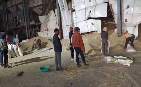 काम के दौरान टूटी चिमनी… पलभर में बदला मंजर! हजारों क्विंटल चावल और मलबे में दबे मजदूर की हुई मौत