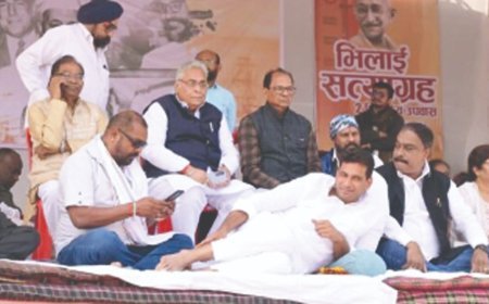 भिलाई स्टील प्लांट के मुद्दों पर आंदोलन: विधायक देवेंद्र यादव के समर्थन में उतरे सामाजिक संगठन